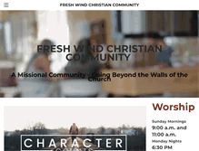 Tablet Screenshot of freshwindchristiancommunity.org